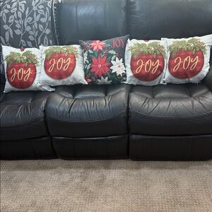 Festive Joy Holiday Pillows set of 5